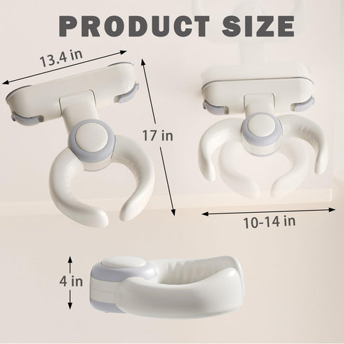 FENRNISI 6 3 Toddler Bath Stand-Wall-Mounted Children's Bath Rack, Foldable & Adjustable Infant Bath for Babies Months