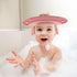 Vaguelly Baby Waterproof Ear Protection Hat Tpe Material Shampoo Cap Visor Toddler Bath Visor Hat Baby Hair Wash Shield