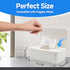 Eiszhjk Wipes Dispenser, Refillable Wipes Container Compatible with Huggies, Wipe Holder Keeps Clean, Weighted Wipe