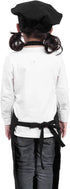 Kids Adjustable Apron and Chef Hat Set for Boys and Girls, Cooking Baking