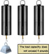 1 Piece Hanging Black Rotating Motor Wind Spinner Mobile Battery Operated for Garden Decoration Accessory Supplies