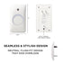 (1-Pack) GlowGuard Childproof Outlet Covers & Night Light | Secure & Tamper Resistant | Childproof, Babyproof, Toddler