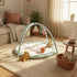 LULLABY COTTON 100% 6 Tummy Baby Play Gym Mat & Activity Mat - Cotton Soft Playmat with Detachable Toys for Time
