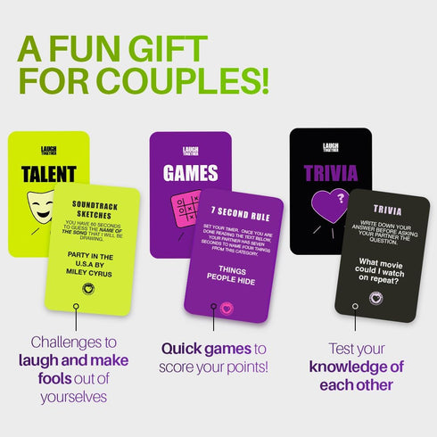 200 2 Why Dont We Laugh Together? - Couples Games with Cards: Talents, Games, Trivia | Win Fun Prizes for Players |