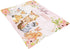 Personalized Woodland Animals Baby Blanket, Custom Floral Deer, Fox, Bunny Baby Girl Nursery Blanket, Floral Woodland