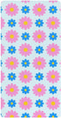 miaozhen Cotton Baby Crib Sheets Ultra Soft Lovely Daisy Floral Peach Blue Playard