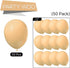 PartyWoo Nude Balloons 50 pcs, 12 Inch Beige Apricot Cream Boho Latex Neutral Helium Balloons for Baby Shower, Birthday