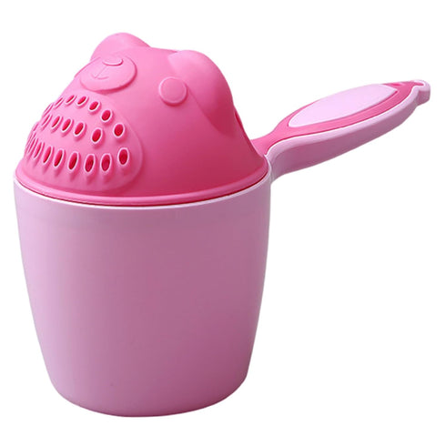 Jorzer Bath Rinser Cup for Babies, Cartoon Bear Baby Bath Rinse Cup with