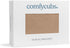 Set Comfy Cubs Muslin Crib Sheet and Baby Blanket - Brown/White Bundle