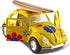 1967 5 Inch 1:32 (SetOf4 KiNSMART - Volkswagen Classic Beetle Scale Die Cast Metal Model Toy -Surfboards)