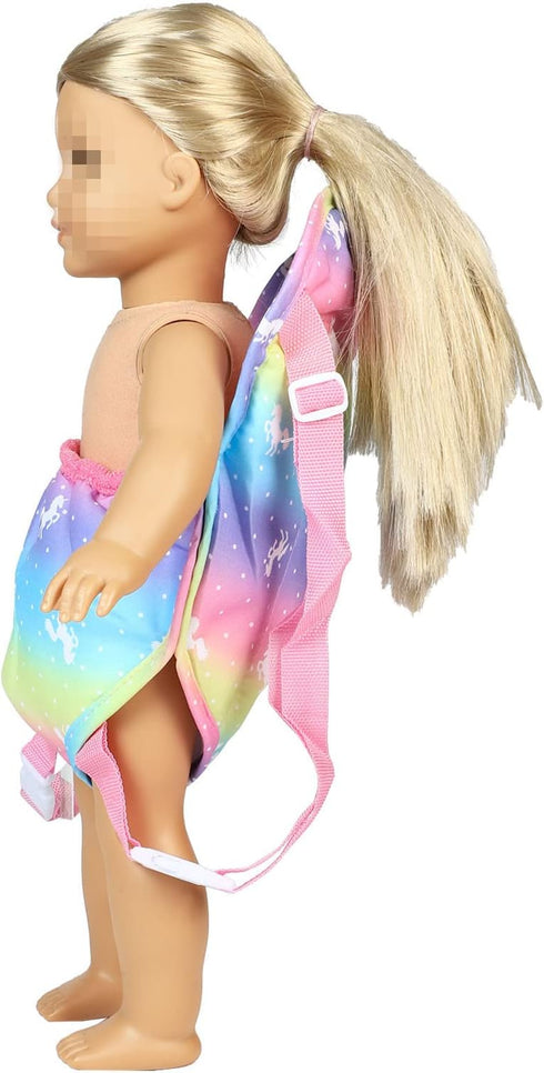 SOTOGO Baby Doll Carrier, Backpack Carrier for American Dolls 15 Inch to 18 Inch