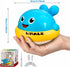 1-3, 1 2 3 Baby Bath Toys, Light Up Whale Sprinkler Bath Toys for Kids Ages Pool Water Toys for Toddlers Bathtub
