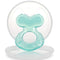 Nuby Silicone Teethe-EEZ Teether with Bristles, Includes Hygienic Case, Aqua (Pack of