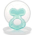 Nuby Silicone Teethe-EEZ Teether with Bristles, Includes Hygienic Case, Aqua (Pack of