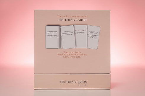 Generic Truthing Cards - 100+ Question Card Game for Engaging Conversations in The Black Community