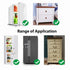 2 Pack Refrigerator Locks with Keys, White Fridge Lock for a Refrigerator