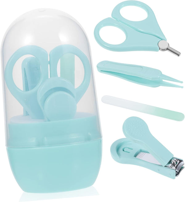 CHICAMPERA 1set Nail Clippers Safe Nail Trimmer Kit Adorable Storage Case for Newborn