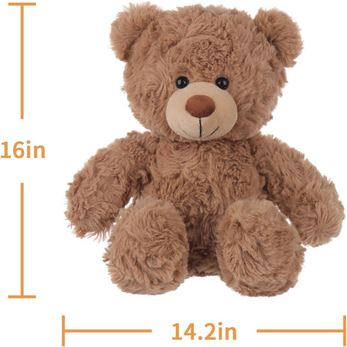 16 Inches Apricot Lamb Toys Plush Brown Teddy Bear Stuffed Animal Soft Cuddly Perfect for Child