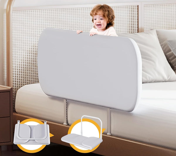 strenkitech Toddler Bed Rails for Travel - Baby Guard Bed Rail Portable for