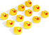 Novelty Place 12Pcs Rubber Duck Float Ducky Baby Bath Shower Toy, Yellow Mini Bath Duckies