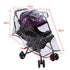 Universal Stroller PVC Rain Cover, Weather Shield Bug for Baby Travel, Windproof Canopy Protection from Dust, Snow,