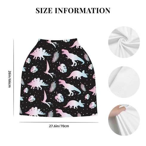 Schgap Dinosaurs Car Seat Covers for Baby, Nursing Cover Breastfeeding Baby Carrier Covers Carseat Canopy for Toddler