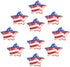 Soochat 4th of July Balloons, American Flag Mylar Balloons for Independence Day Party Decorations, 10Pcs