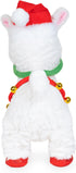 10.5 inches Cuddle Barn - Navidad Nico | Animated Christmas Walking Musical Plush Llama Toy Plays Feliz Navidad