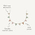 Mushie Nursery Garland | Soft Cotton Decor