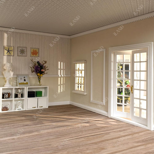 17x11 2pcs, 1:12 1:6 iLAND Dollhouse Flooring Miniature Dollhouse Accessories fit Dollhouse Furniture on Scale