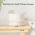 9.5'' 7'' inches CherryNow Small Woven Storage Baskets, x Cotton Rope Decorative Hamper for Diaper, Blankets, Magazine