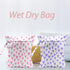Sldpngo 2pcs Waterproof Cloth Diaper Wet Dry Bag Reusable Travel Beach Pool Daycare Soiled Toddler Items Yoga Gym Bag
