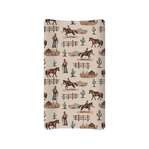 Horse Baby Changing Pad Cover Infant Newborn Diaper Table Change Mat Sheets