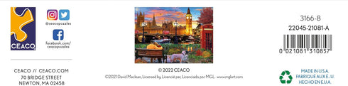 Ceaco - David Maclean - Cities - On The Thames in London - 1000 Piece Jigsaw Puzzle