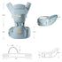 SNOOZYNEST 6-in-1 7-33 Baby Carrier Newborn to Toddler with Hip Seat, Soft Ergonomic All Positions Infant Carrier Ib