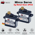 2PCS 2g GOTECK Mini Servo, Micro Full Metal Gear Digital Servo,for RC Car Model Boat Fixed-Wing Helicopter Airplane