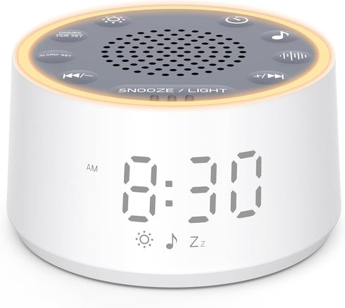 Dreamegg Sound Machine with Nursery Lamp - Sound Machine Baby, Soothing Sounds,