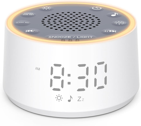 Dreamegg Sound Machine with Nursery Lamp - Sound Machine Baby, Soothing Sounds,