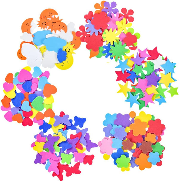 6 Pack Foam Letter Sticker, 3D Colorful Self-Adhesive Journal Stickers for Office Home Wall Decor