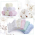 Yzooiyl 10 Pack-Soft Baby Washcloths Face Cloths for Newborn Baby Wipes, Burp Cloths or Face Towels Natural Muslin