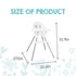 5-Point Regalo Baby Basics High Chair for Babies and Toddlers, Baby High Chair with Removable Oversized Tray & Cup