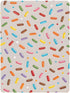 CZXW 52" 28" Cartoon Sprinkles Crib Sheets Fitted x Natural Cotton Soft & Breathable for Baby Crib Mattress