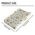 Cartoon Bees Boho Leaves Honey Changing Pad Covers for Baby Boy Girl 32''x16'' Bees Retro Floral Fitted Changing Pad Sheets Bees Comfort Soft Breathable Nursery Baby Diaper Changing Table Mats