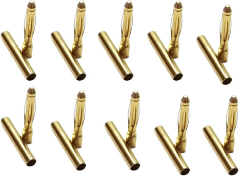 skrnrhrery Banana Bullet Connector Male Female Plug, Compatible with RC Car Boat Drone