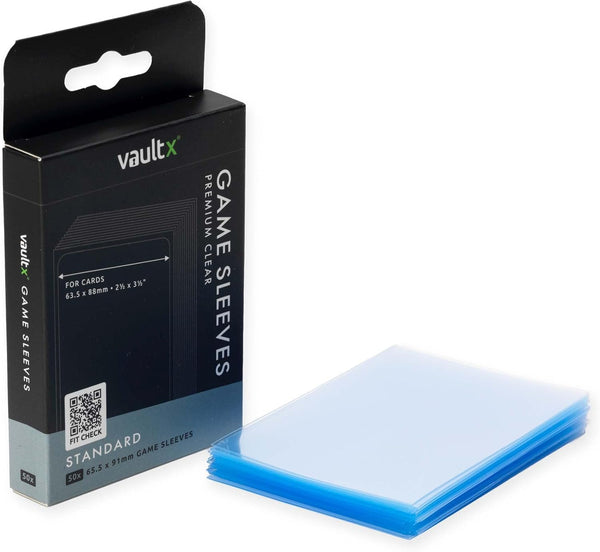 Vault X Standard Board Game Sleeves 65.5 x 91mm (50 Pack) for