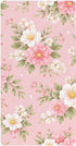 CZXW Pink Flowers Botanical Crib Sheets Fitted 52" x 28" Natural Cotton Soft