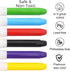 6 Lebze Jumbo Crayons for Toddlers, Colors Washable Crayons, Easy to Hold Silky Large Crayon for Babies and Children