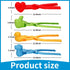 Holady 4PCS Large Size Snowball Maker Clip,Snowball Maker Tool with Handle for Snow Ball Fights, Snow Toys Kids Winter