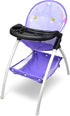 ANIVIA Baby Doll High Chair for Dolls Up to 16'', Purple (DH010-PURPLE)
