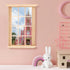 8PCS 1: 12 DOITOOL Dollhouse Windows Scale Miniature Dollhouse Furniture Mini Window Frame Model DIY Doll House
